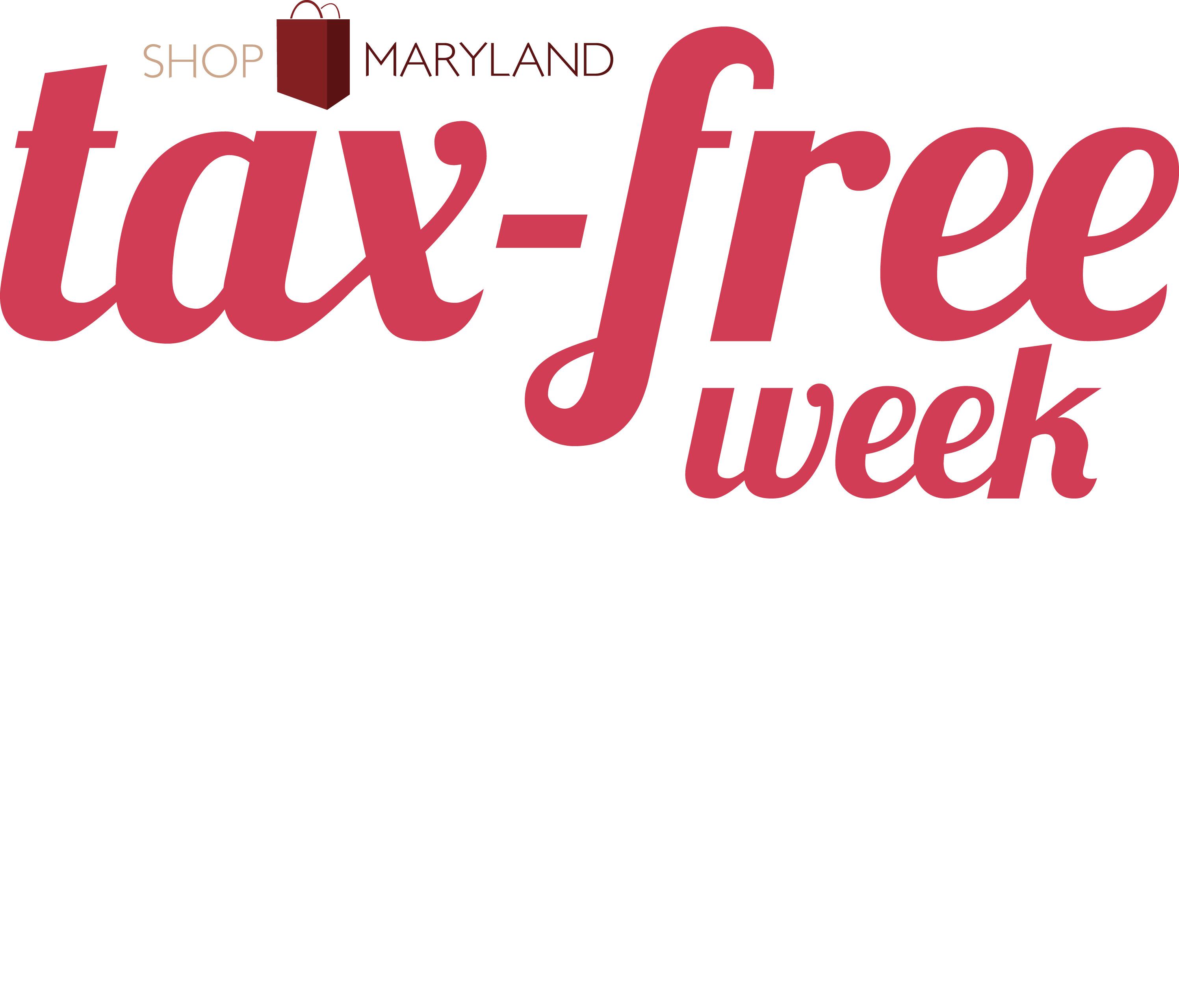 Shop Maryland TaxFree Week August 1016 SHIP SAVES