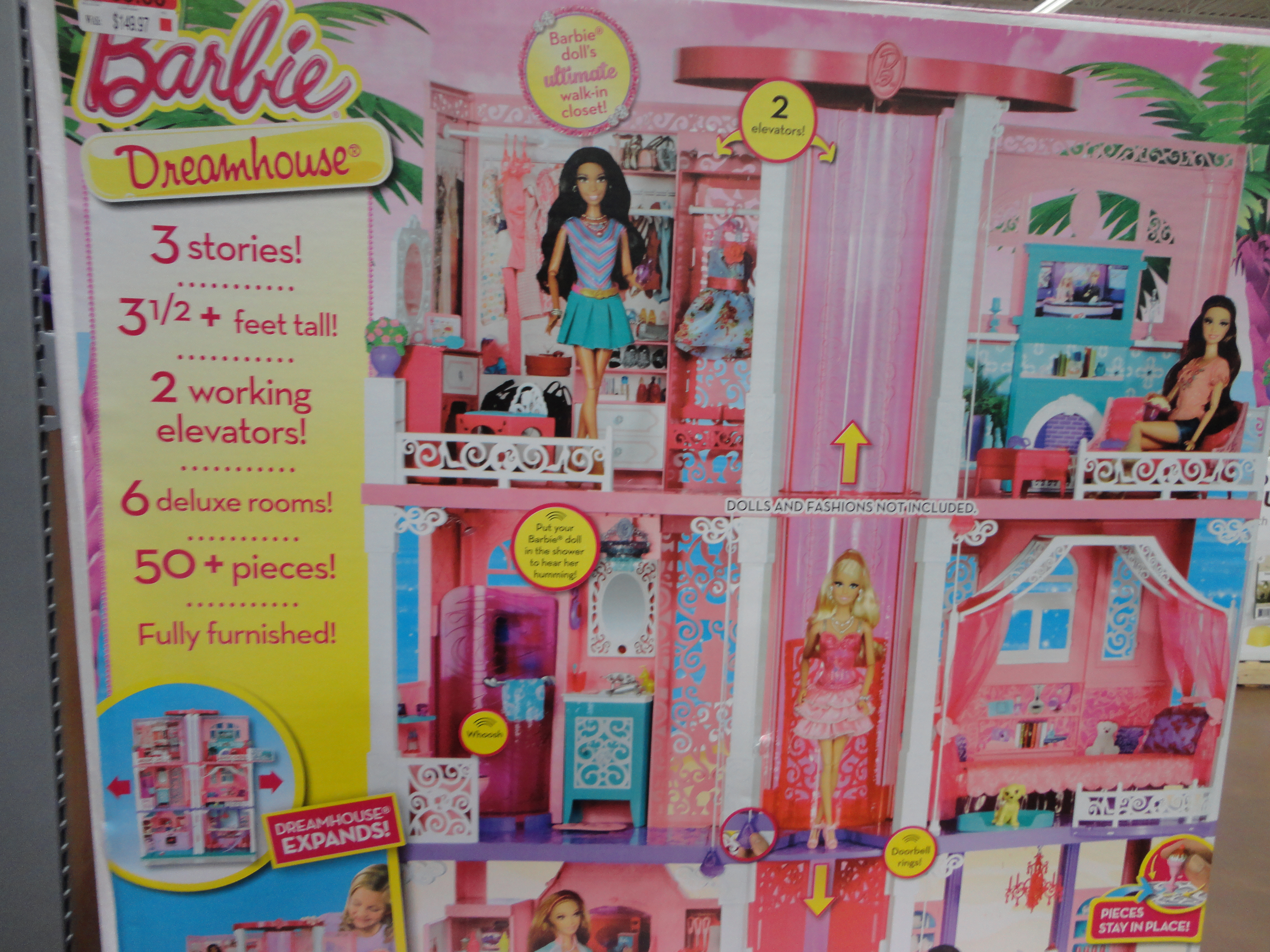 walmart barbie doll dream house