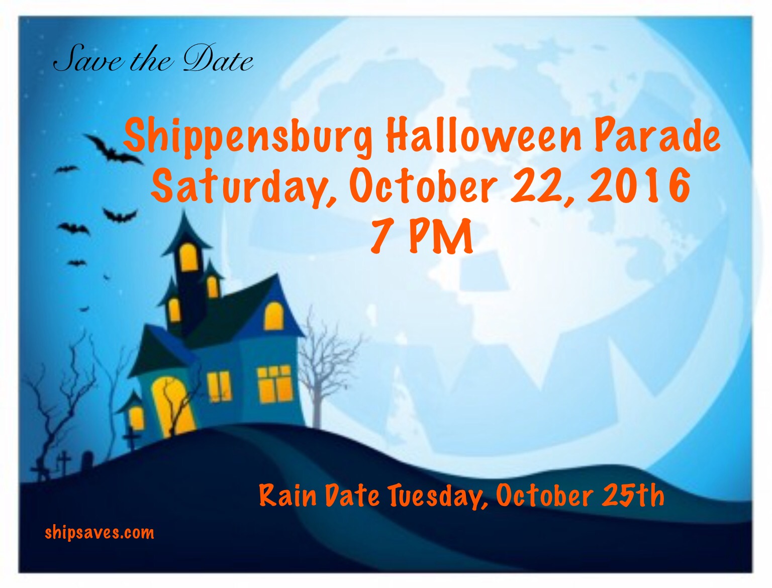 2016 Shippensburg Halloween Parade Lineup SHIP SAVES