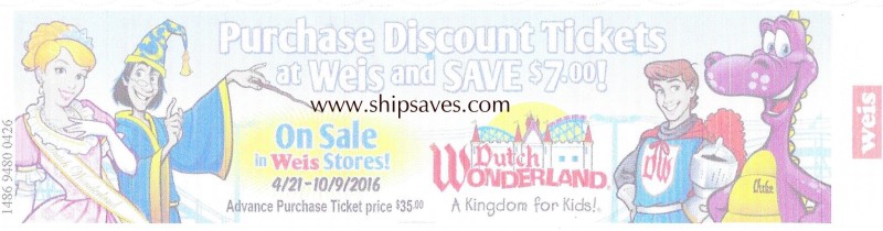 discount-dutch-wonderland-tickets-at-weis-ship-saves