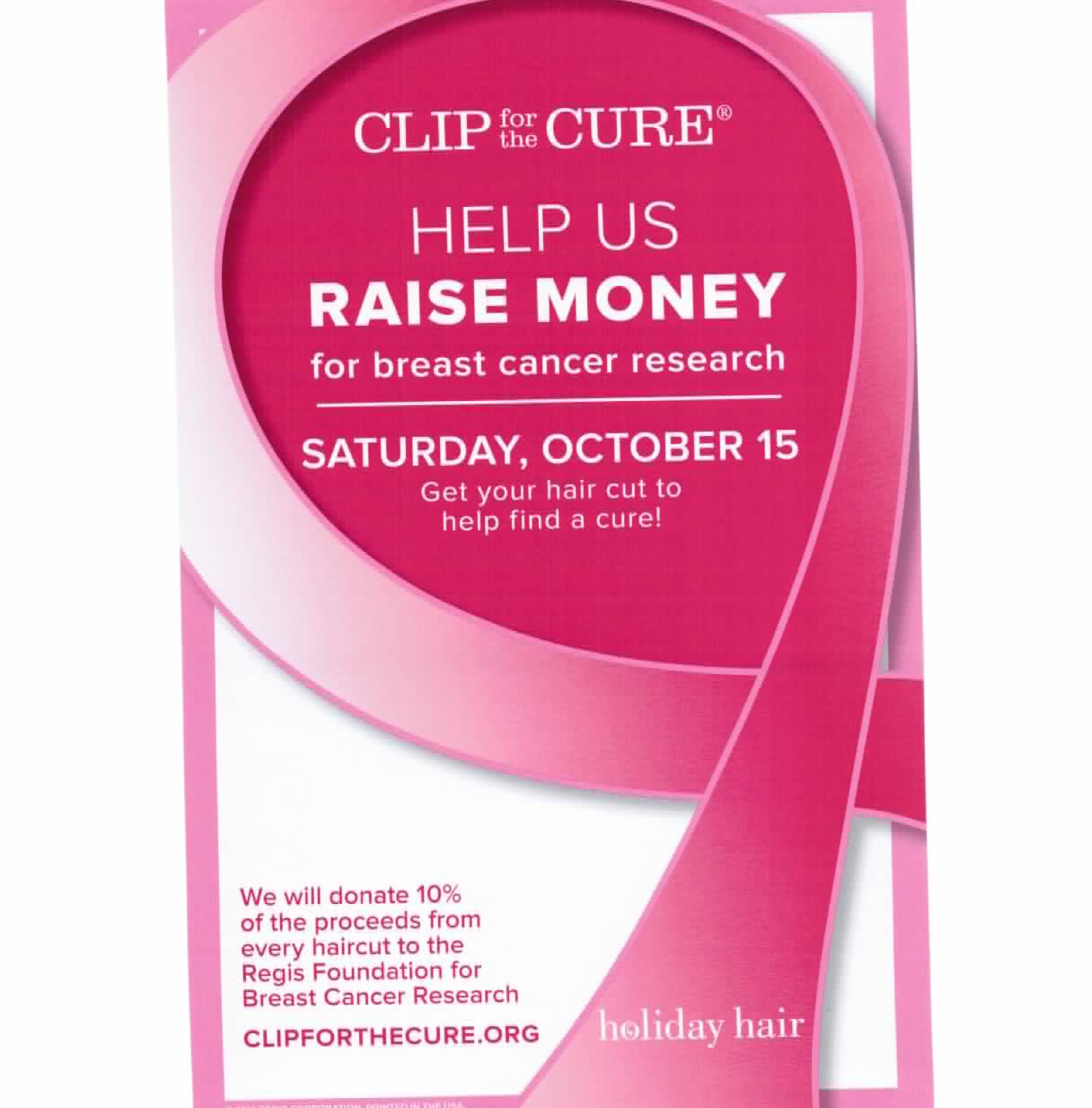 Clip For The Cure Event October 15 2016 Ship Saves