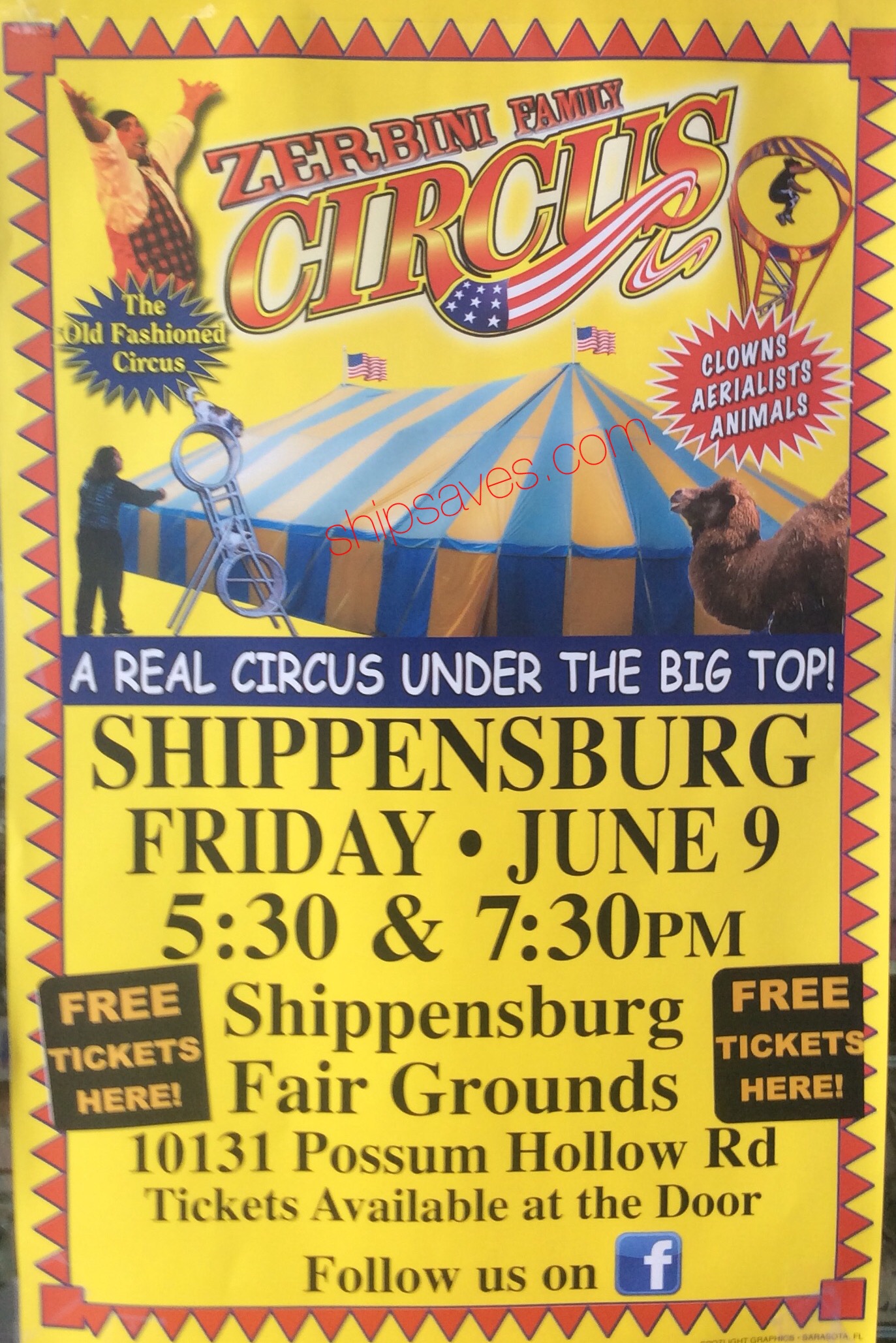 Zerbini Family Circus is coming to Shippensburg & Chambersburg - SHIP SAVES