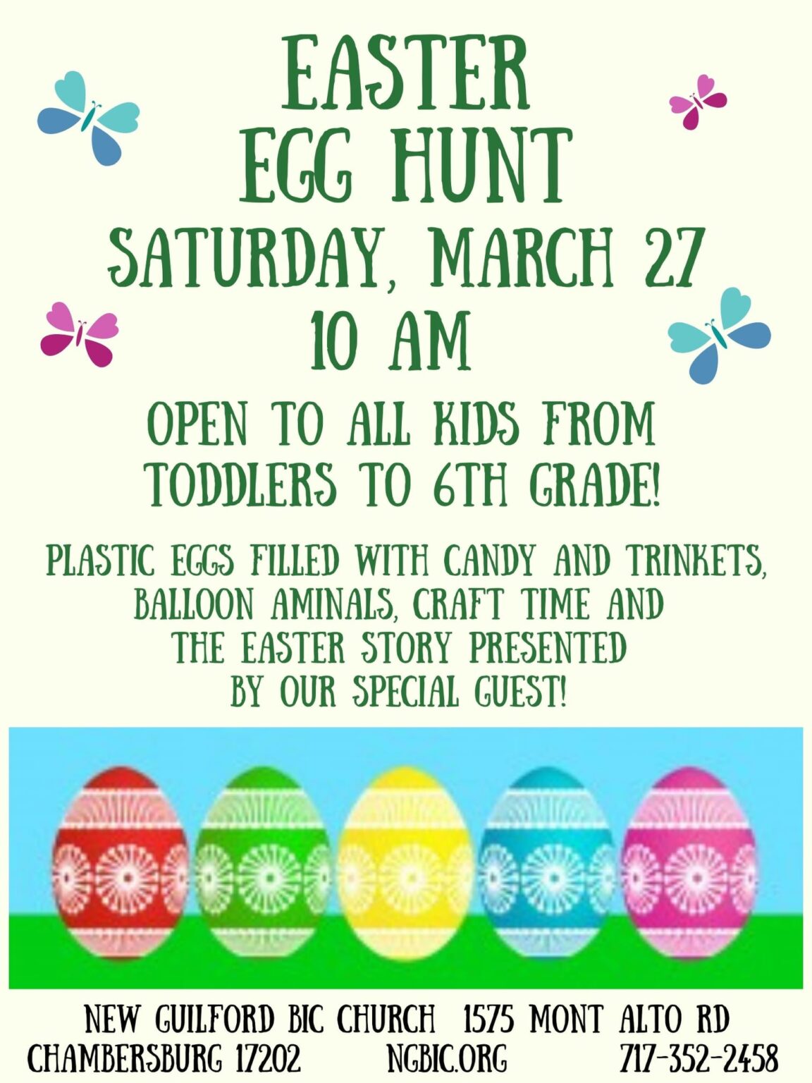 2021 List of South Central PA’s Easter Egg Hunts and other Easter ...