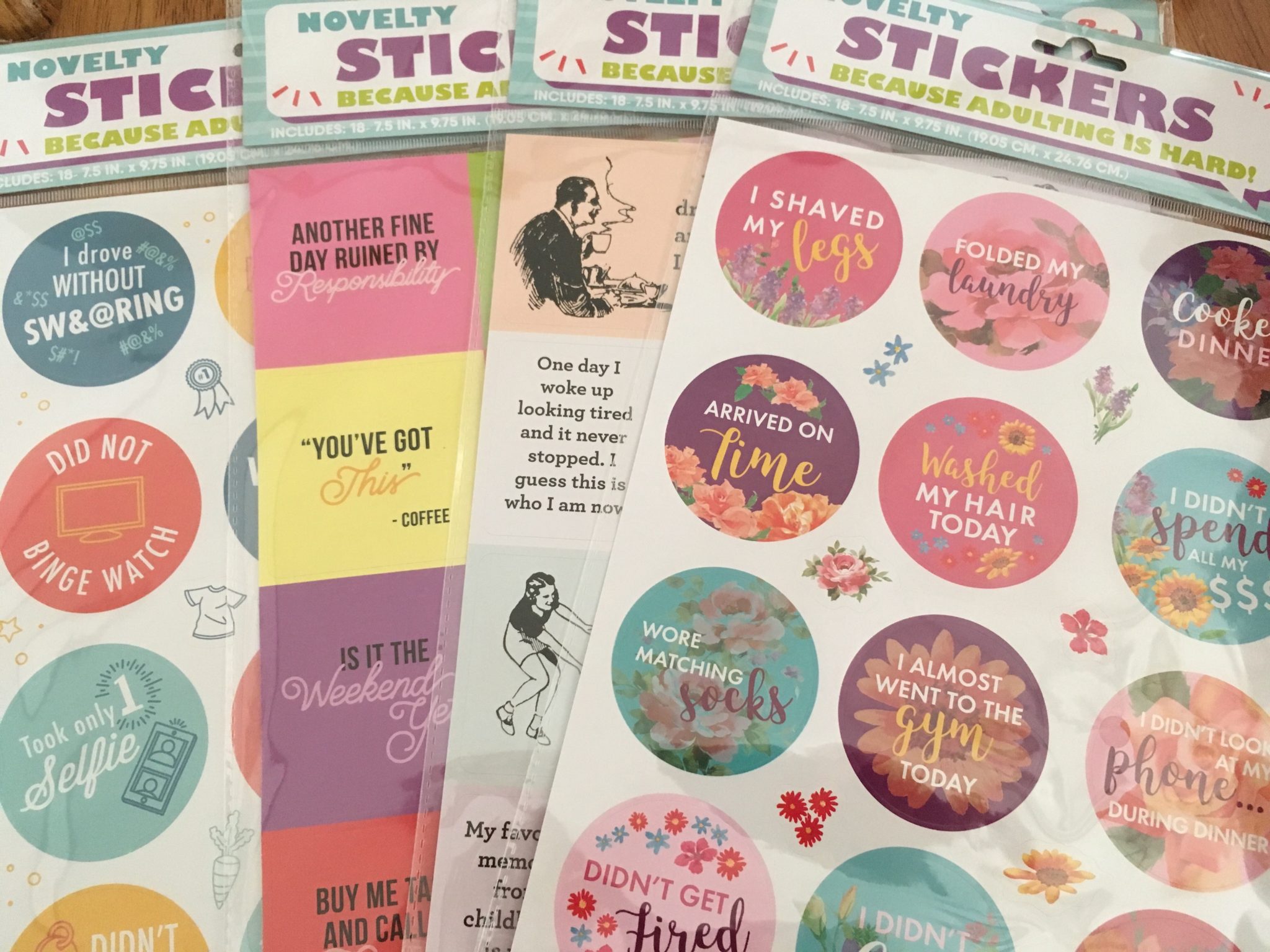 Dollar Tree | Novelty Stickers for Grown-Ups - SHIP SAVES