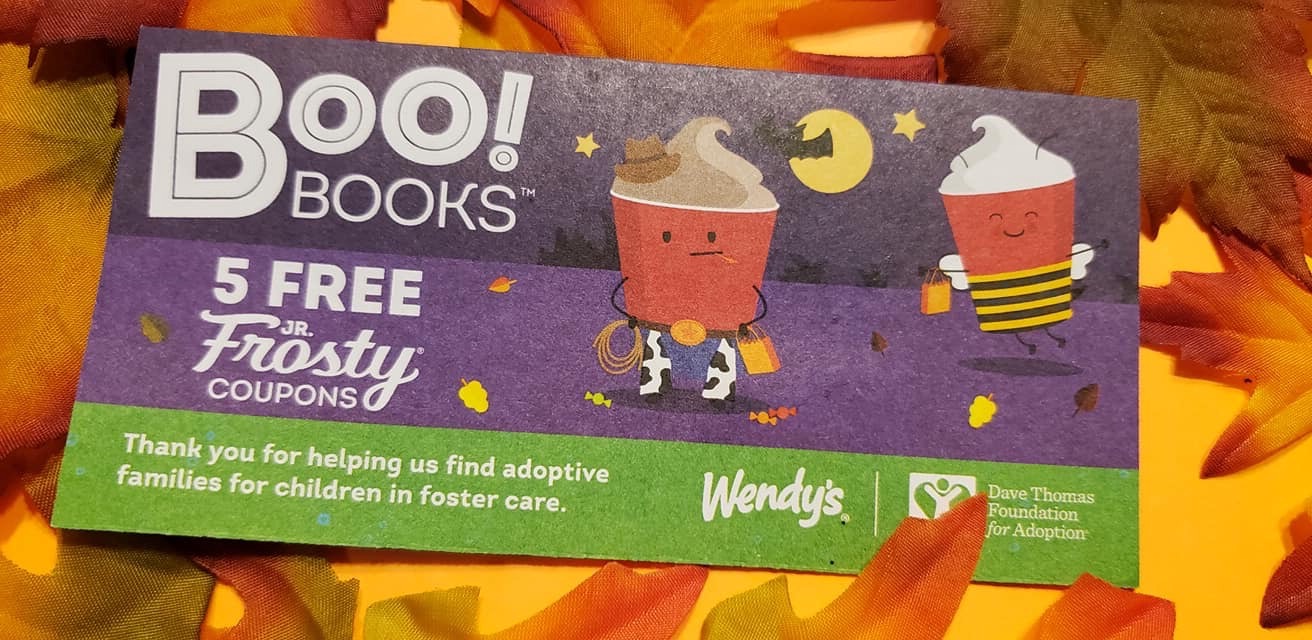 Wendy’s 1 Halloween Coupon Booklet (Includes 5 FREE Jr. Frosty