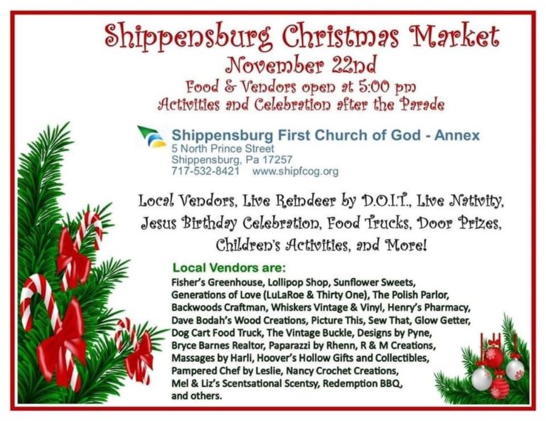 Shippensburg’s Christmas Parade November 22 SHIP SAVES