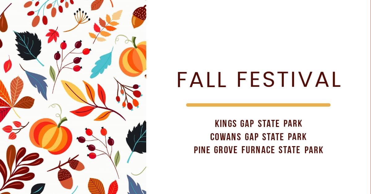 Three Pennsylvania State Park Fall Festivals Near Shippensburg SHIP SAVES