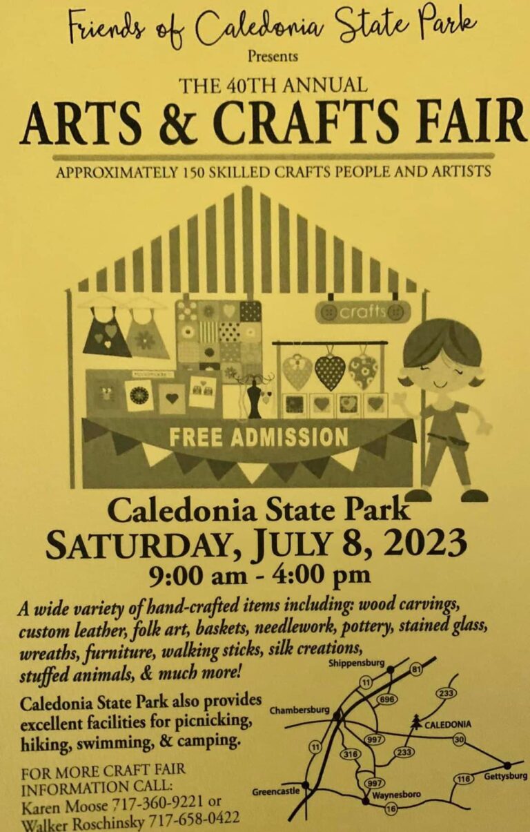 Caledonia Arts & Crafts Fair July 8, 2023 SHIP SAVES